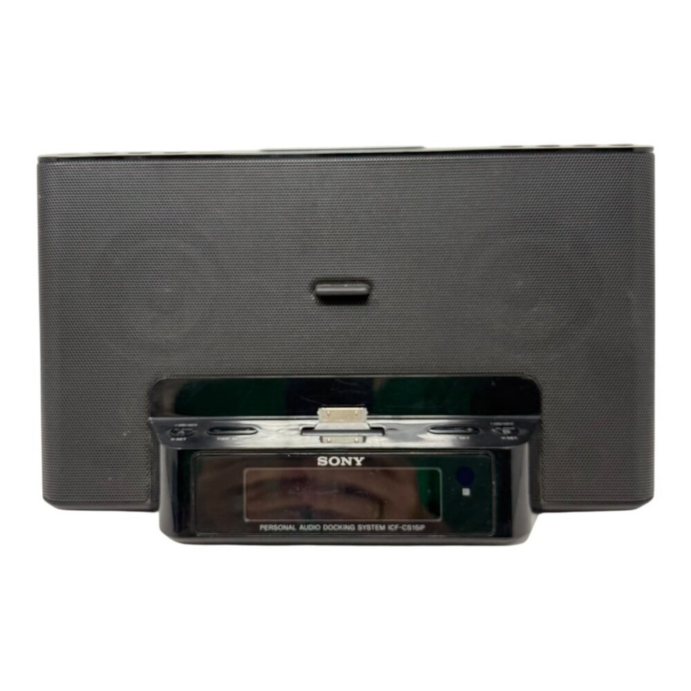 SONY Dream Machine ICF-CS15iP Personal iPod Audio Docking System Speaker AM/FM